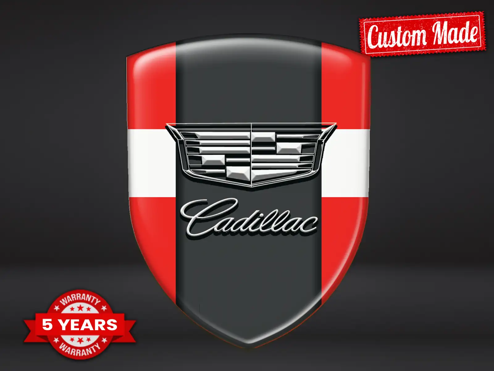 Cadillac Domes Label Custom Design Edle Dome Aufkleber ST
